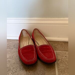 Kate spade red loafers